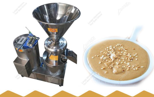 100 kg/h Sesame Butter Making Machine|Tahini Grinder Stainless Steel