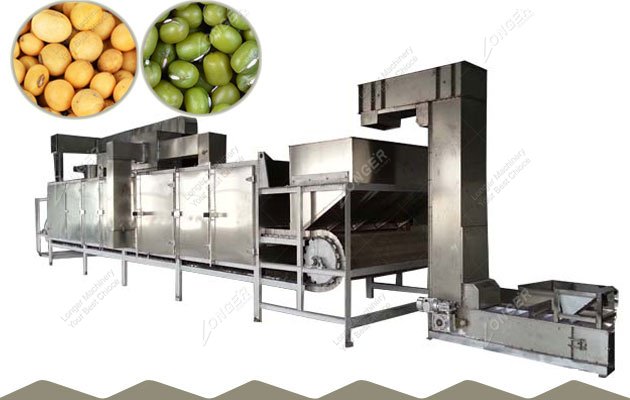 Commercial Soybean Roasting Machine|Green Bean Roaster Stainless Steel