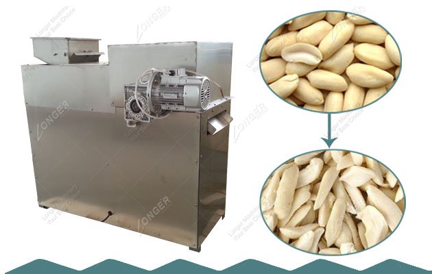 Industrial Peanut Strip Cutting Machine|Peanut Slivering Machine