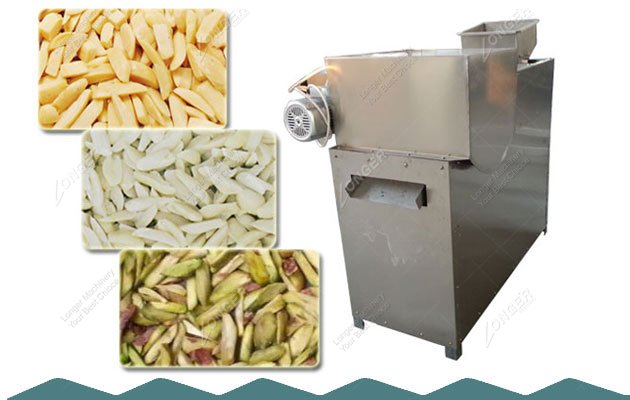 High Efficiency Almond Strip Cutter| Pistachio Cutting Machine Manufacturer