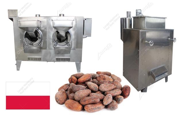 cocoa bean processing machine