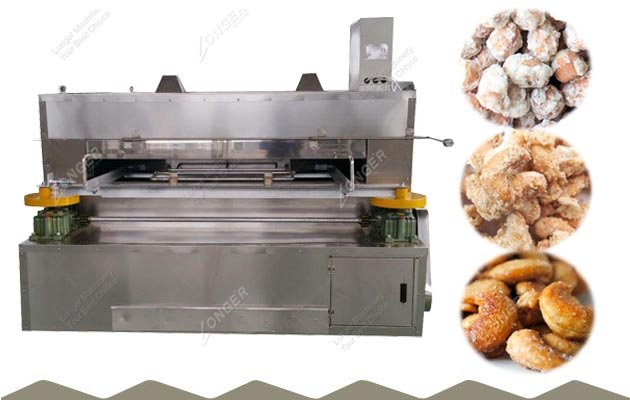 Coated Peanut Cashew Roaster|Particle Swing Roasting Machine for Sale
