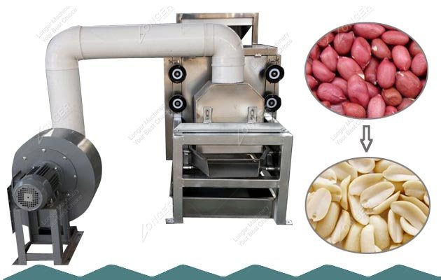 Peanut Splitter Machine|Groundnut Kernel Half Cutter Price