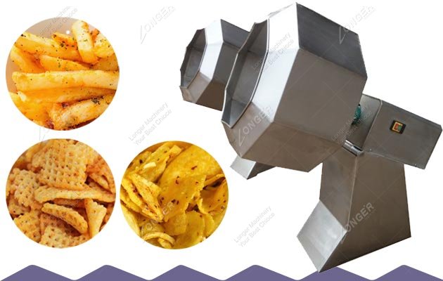 French Fries Flavoring Machine | Potato Chips Seasoning Machine for Sale