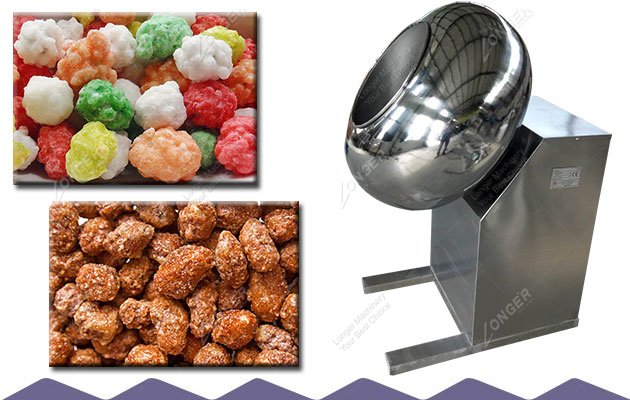 LGY Small Groundnut Coating Machine|Peanuts Sugar Coating Pan for Sale