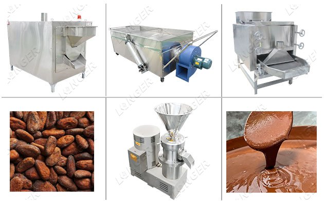 Industrial Cocoa Liquor Production Line 100 KG/H