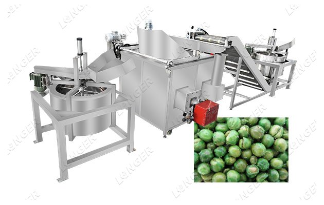 Complete Green Peas Frying Production Line Price