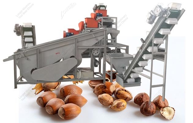 Hazelnut Cracking Shelling Machine