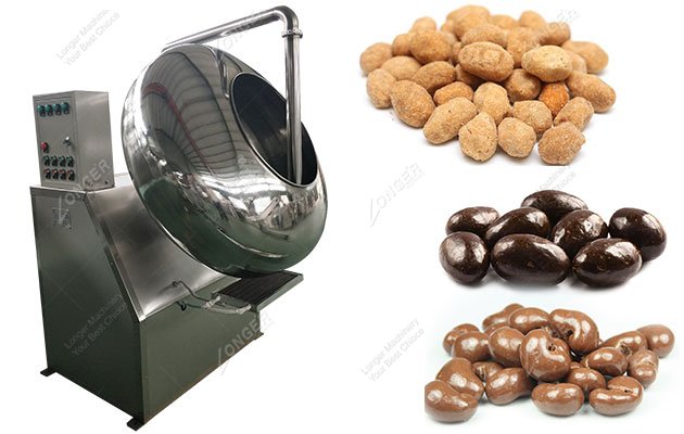 Cashew Chocolate Coating Machine for Sale
