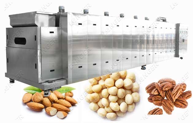 Stainless Steel Macadamia Nuts Roasting Machine