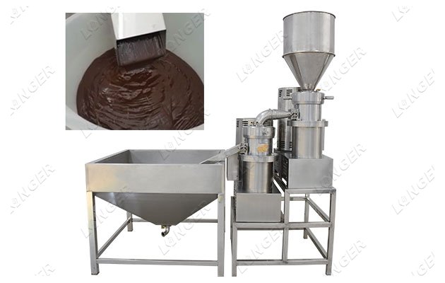 304SS Cocoa Liquor Grinding Machine