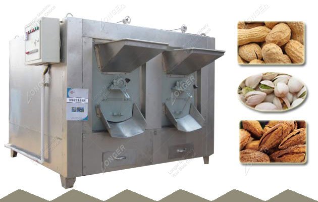 Drum Nuts Roaster India|Pistachios Roasting Machine For Sale
