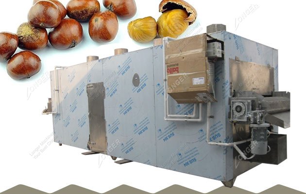 Belt Type Chestnut Roaster Machine UK|Commercial Chestnut Roasting Machine Price