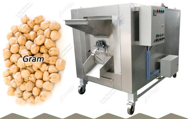 Gram Roasting Machine Gujarat|Chickpea Roaster India Price