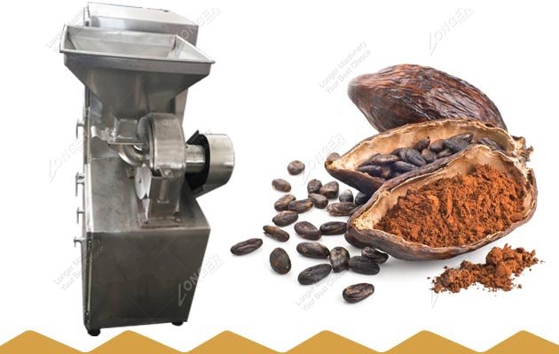 Electric Cocoa Powder Grinding Equipment Mill Machine Stainless Steel