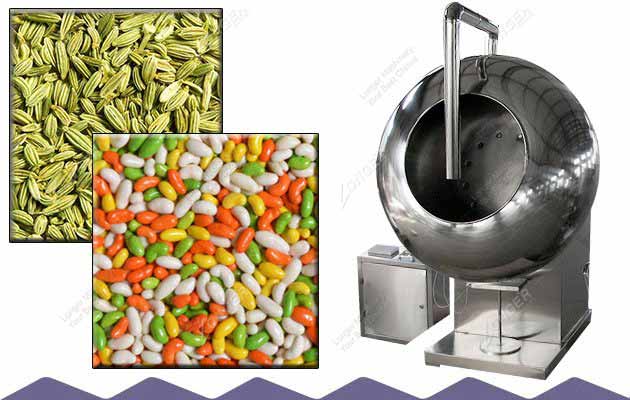 220V Sugar Coated Saunf Fennel Seeds Making Machine Supplier