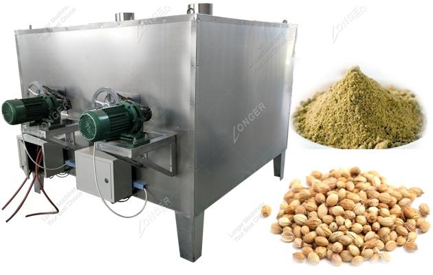 Gas Coriander Roasting Machine in China