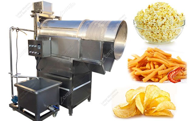 Continuous Type Snacks Seasoning Machine